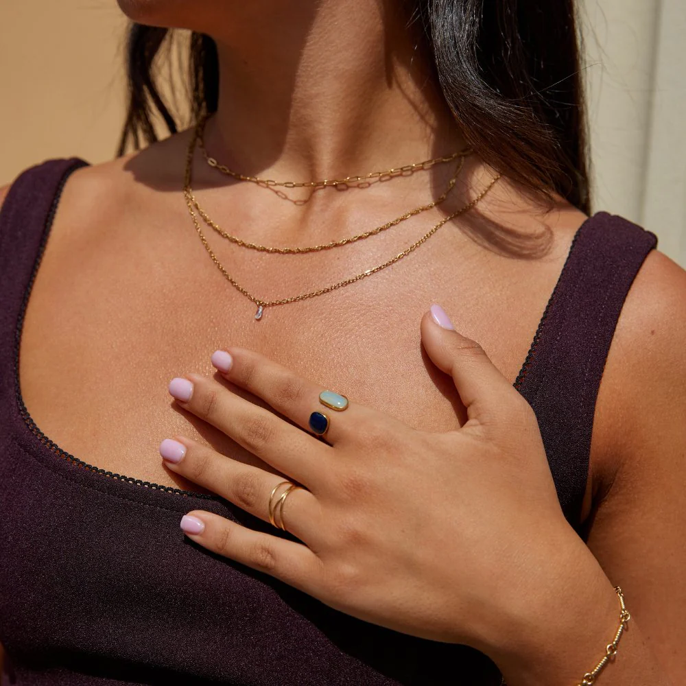 Aquamarine Wrap Ring - Image 6