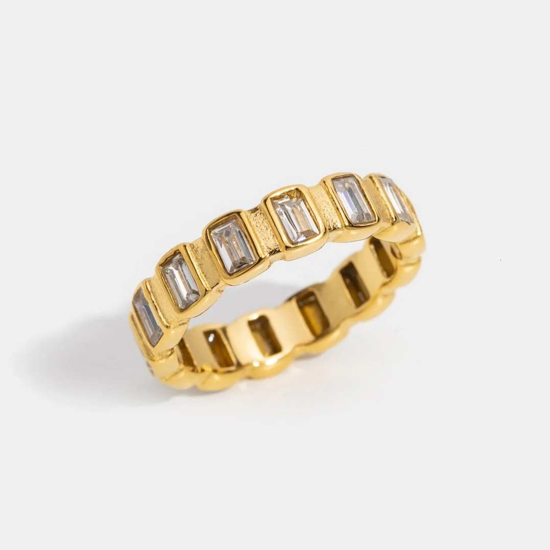 Gigi Square Crystal Ring - Image 4