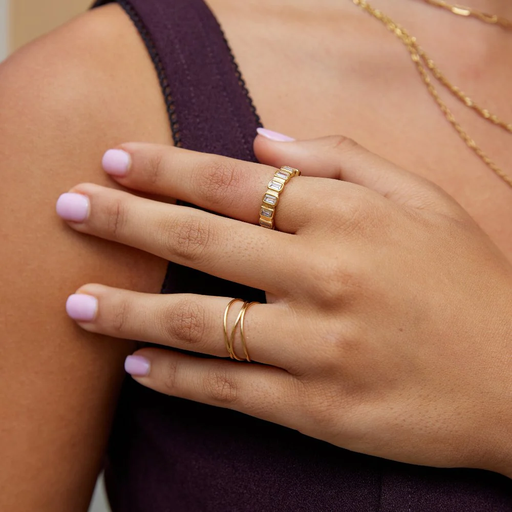 Gigi Square Crystal Ring - Image 5