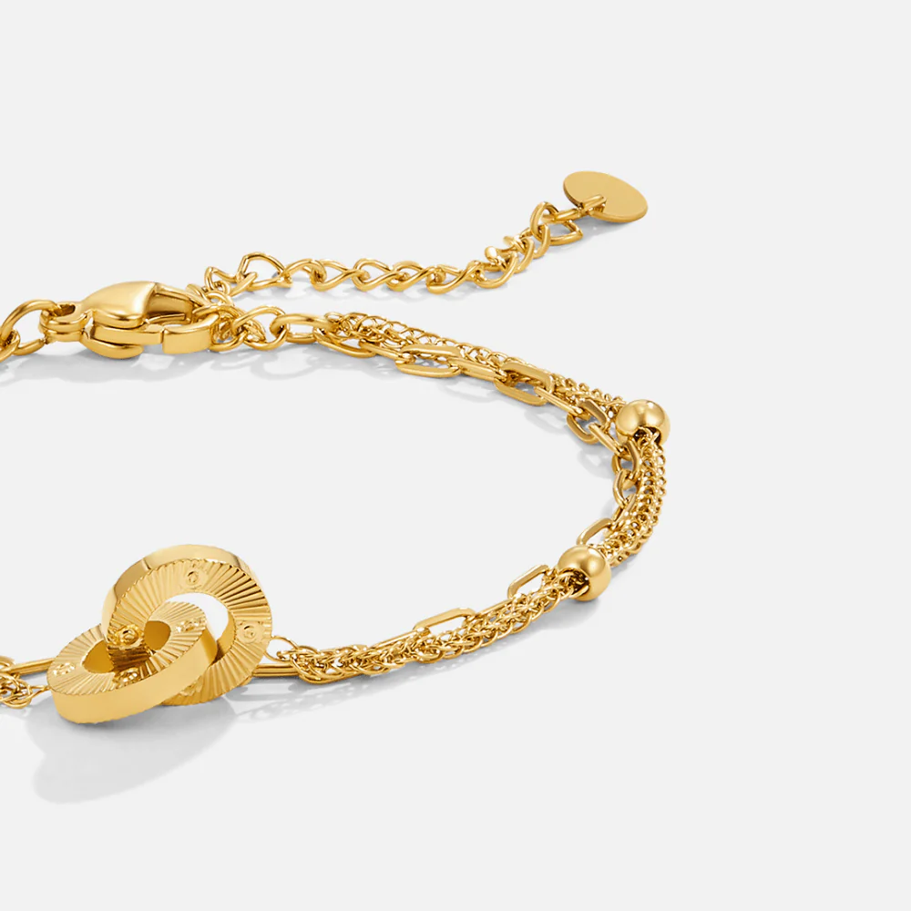 Layered Eternity Loop Bracelet - Image 3