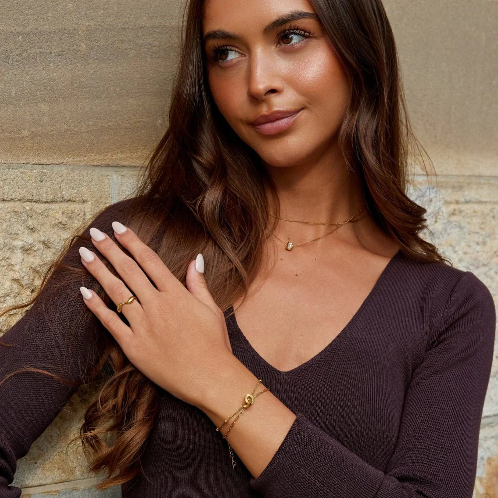 Layered Eternity Loop Bracelet - Image 4