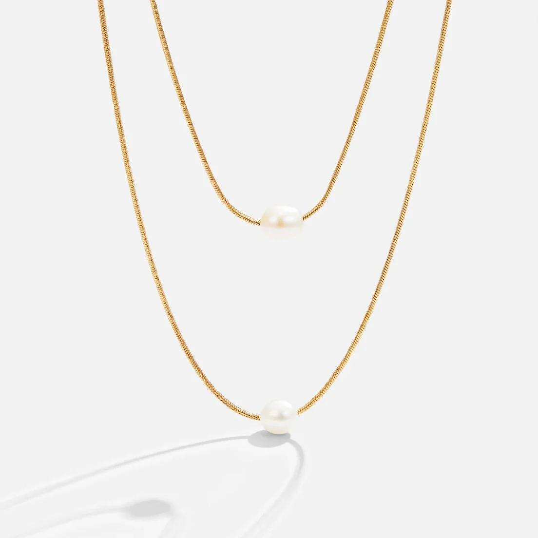 Layered Freshwater Pearl Necklace - Image 3