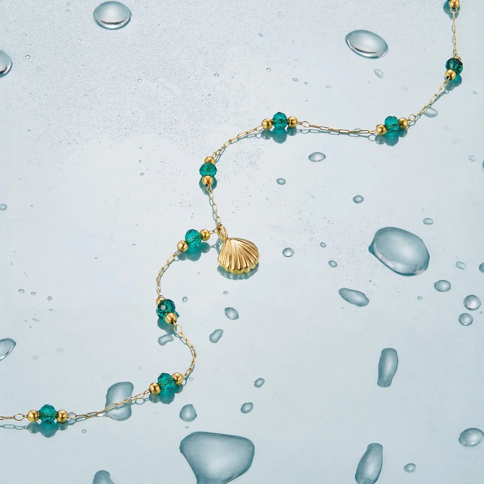 Ocean Lover Shell & Bead Necklace Set - Image 3