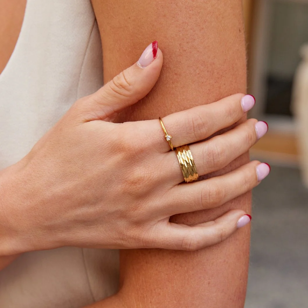 'Small Love' Crystal Heart Ring - Image 3