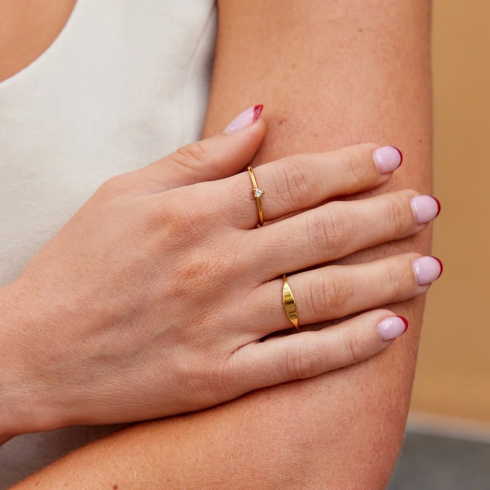 'Small Love' Crystal Heart Ring - Image 5